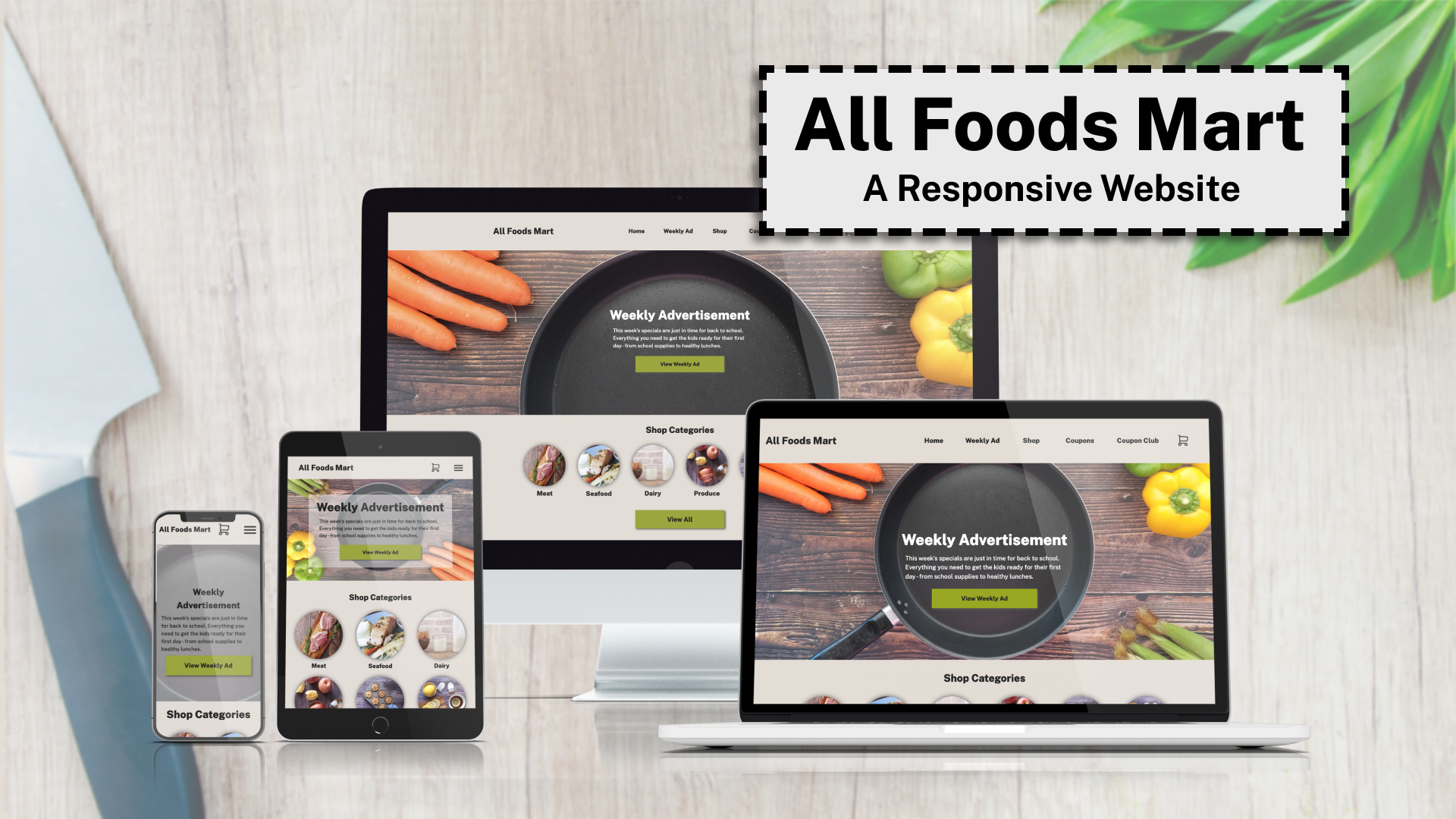 All Foods Mart: A Responsive Website